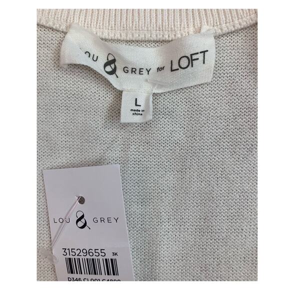 New LOU & GREY Peaches Knit Sweater Tank Large - Picture 6 of 6